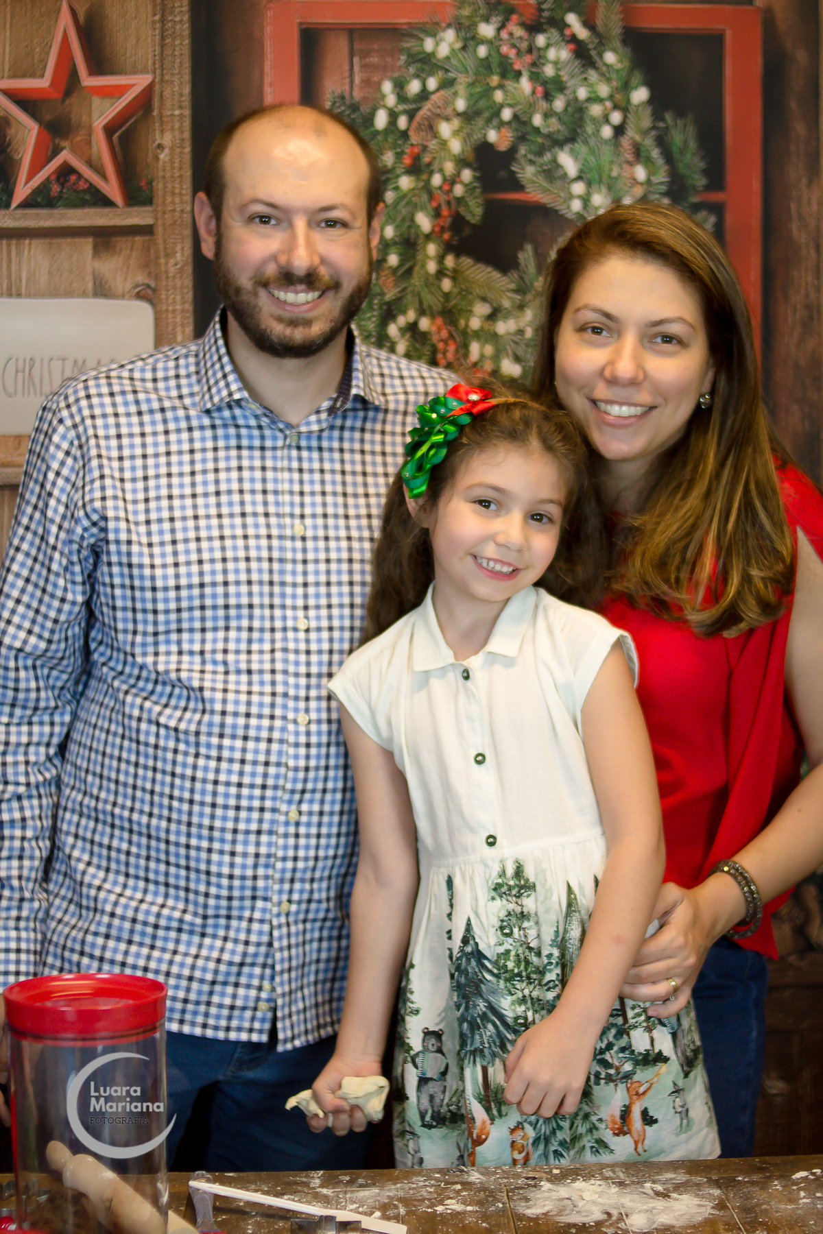 ensaio natal 2021 familia estudio fotografia sp zl tema cozinha bagunca farinha ano novo 2022