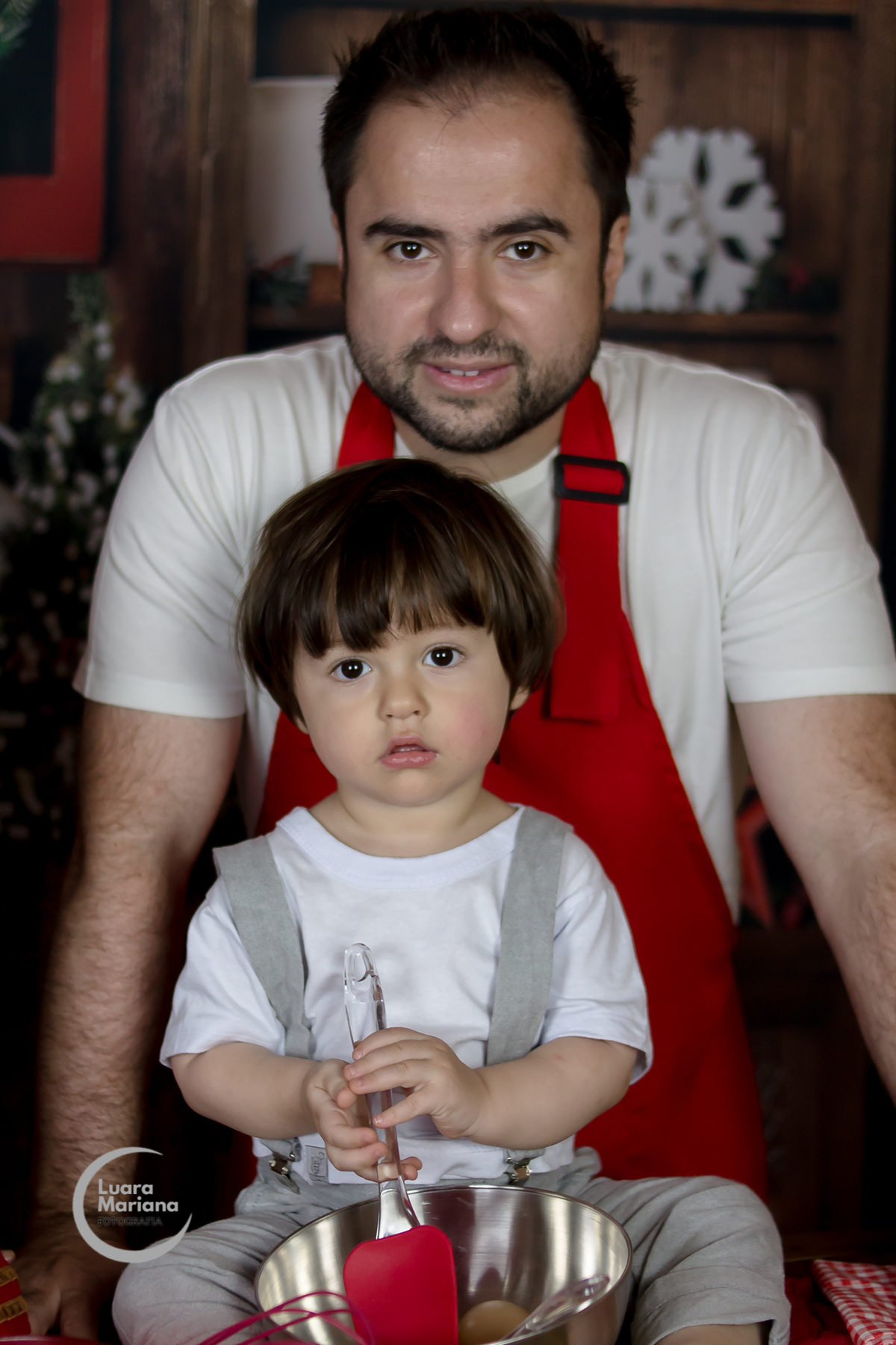 ensaio interativo natal familia bebe gemeos estudio sp zl cozinha bagunca