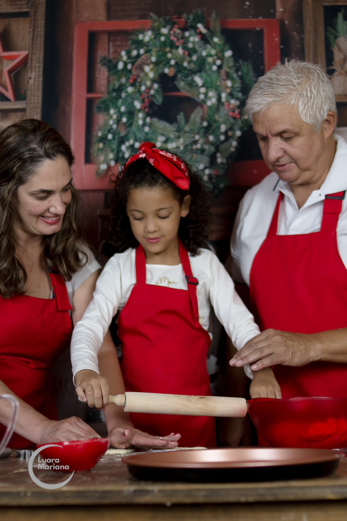ensaio natal familia cozinha estudio sp zl fotografia