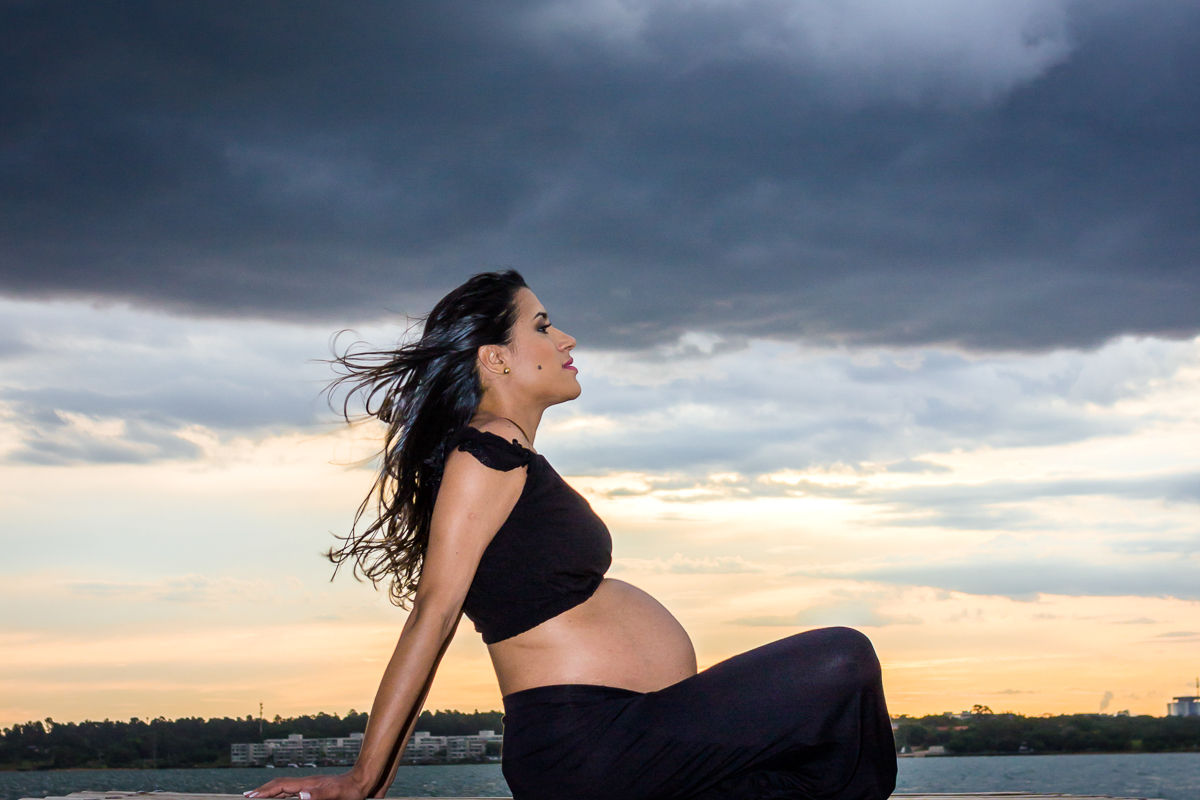 Ensaio gestante casal gravidez