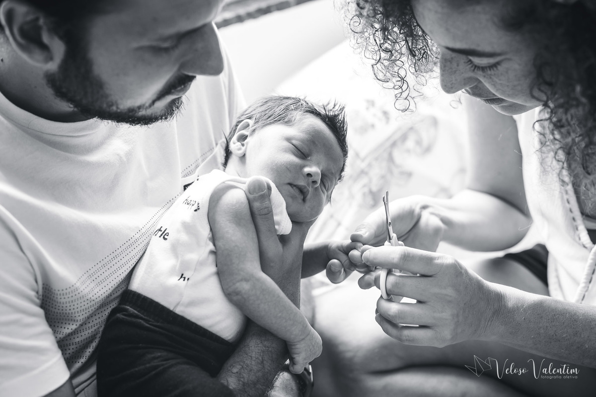 unhas de bebê como cortar