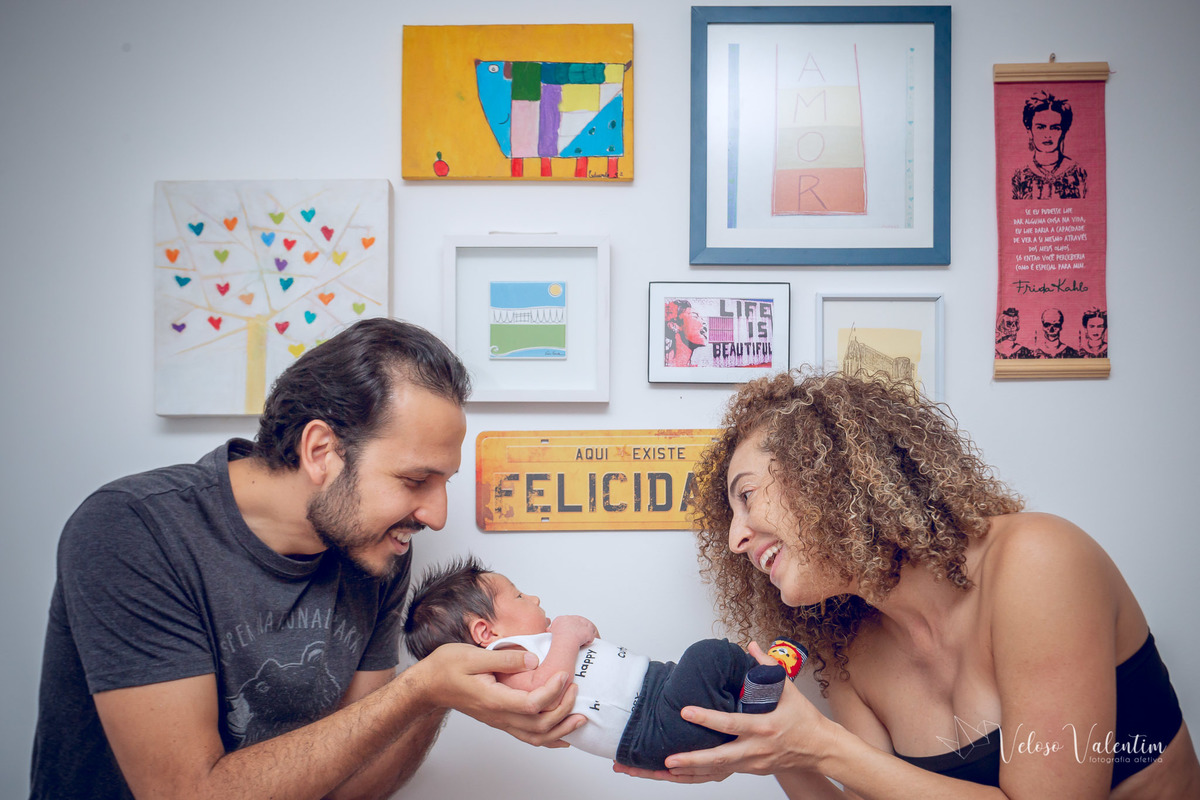 felicidade recém nascido