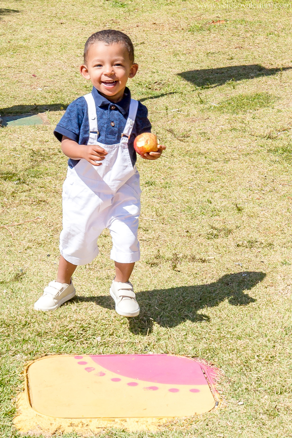 ensaio smash the cake ao ar livre picnic a beira do lago bebê com maça Brasília DF Pontão Lago Sul