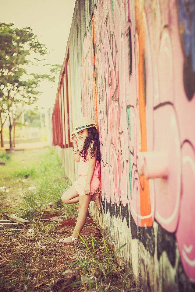 muro pichado ensaio infantil parque da cidade brasília df 