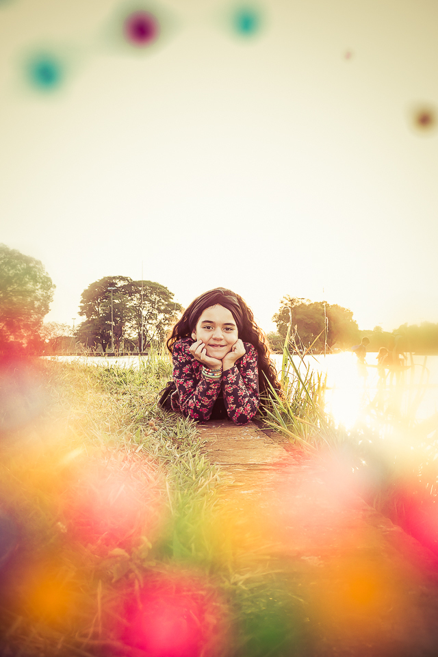 menina pose ensaio infantil parque da cidade brasília df 