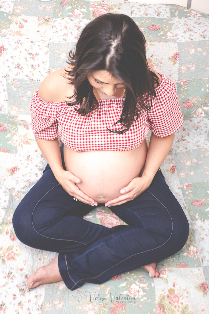 barriga gravidez 9 meses ensaio gestante em casa brasília df