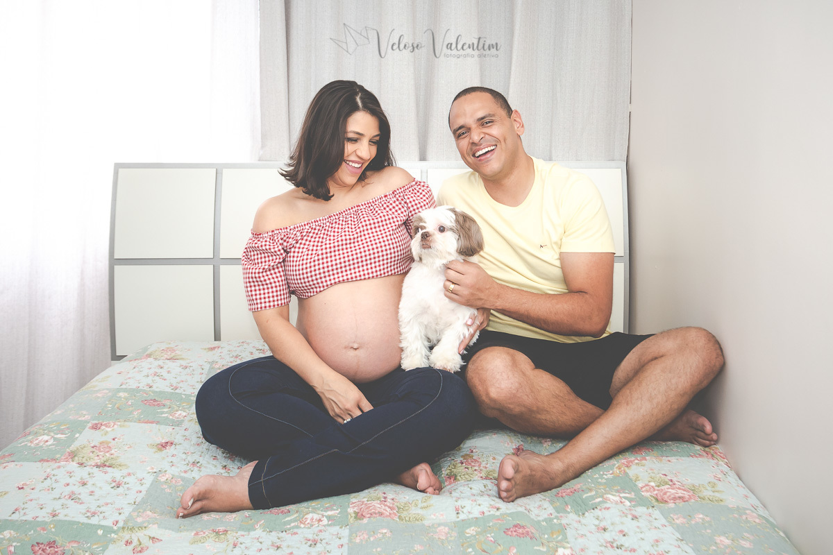família ensaio gestante em casa brasília df
