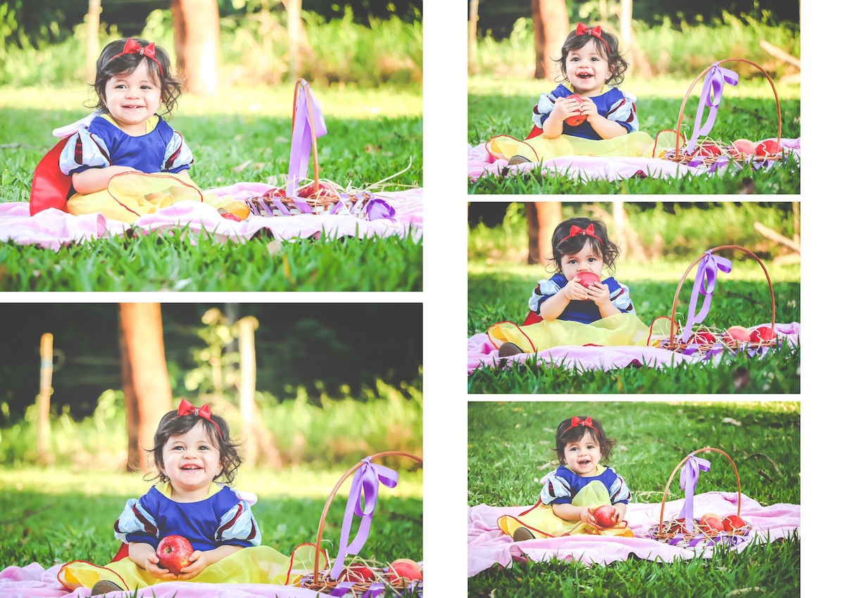 ensaio família prévia aniversário primeiro aninho branca de neve igrejinha Brasília DF