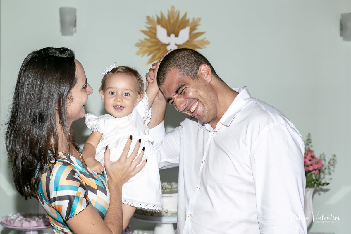 Batizado Olga paróquia nossa senhora do rosário lago sul Brasília recepção decoração mesa do bolo