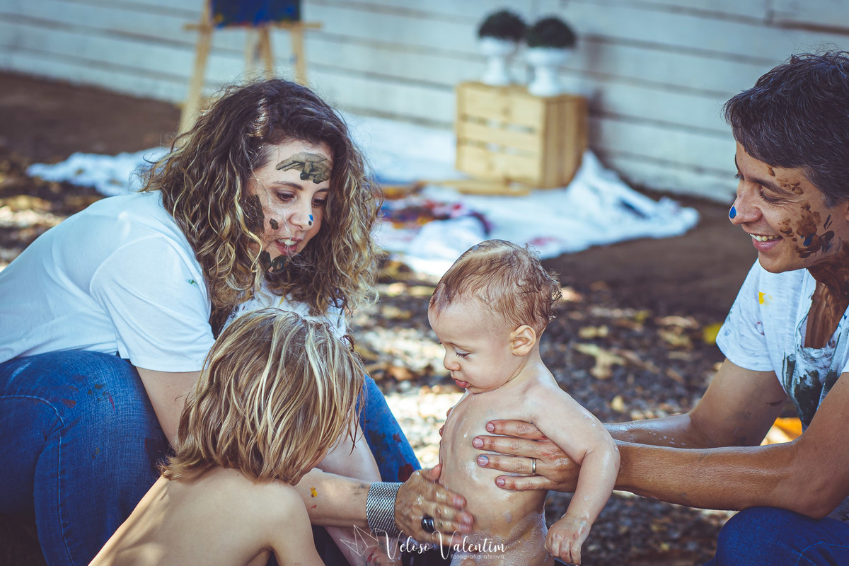 banho de ofurô no bebê ao ar livre