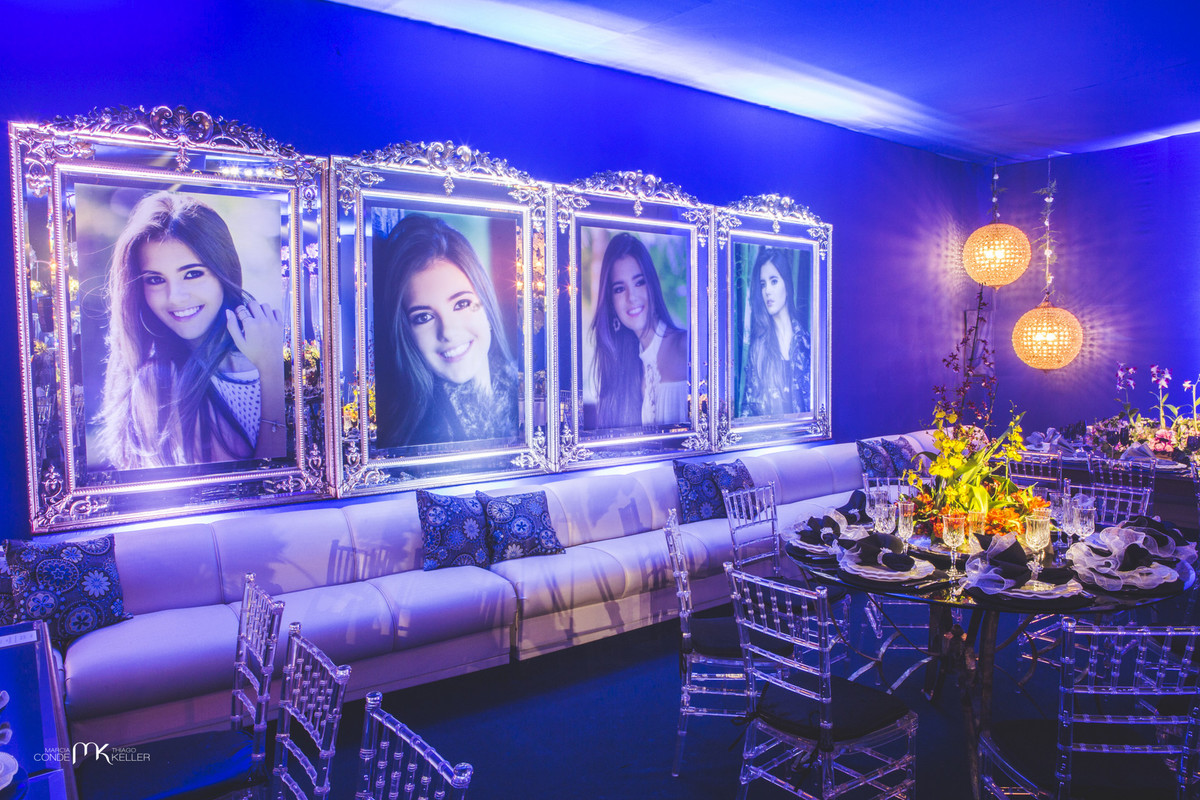 fotos expostas na festa