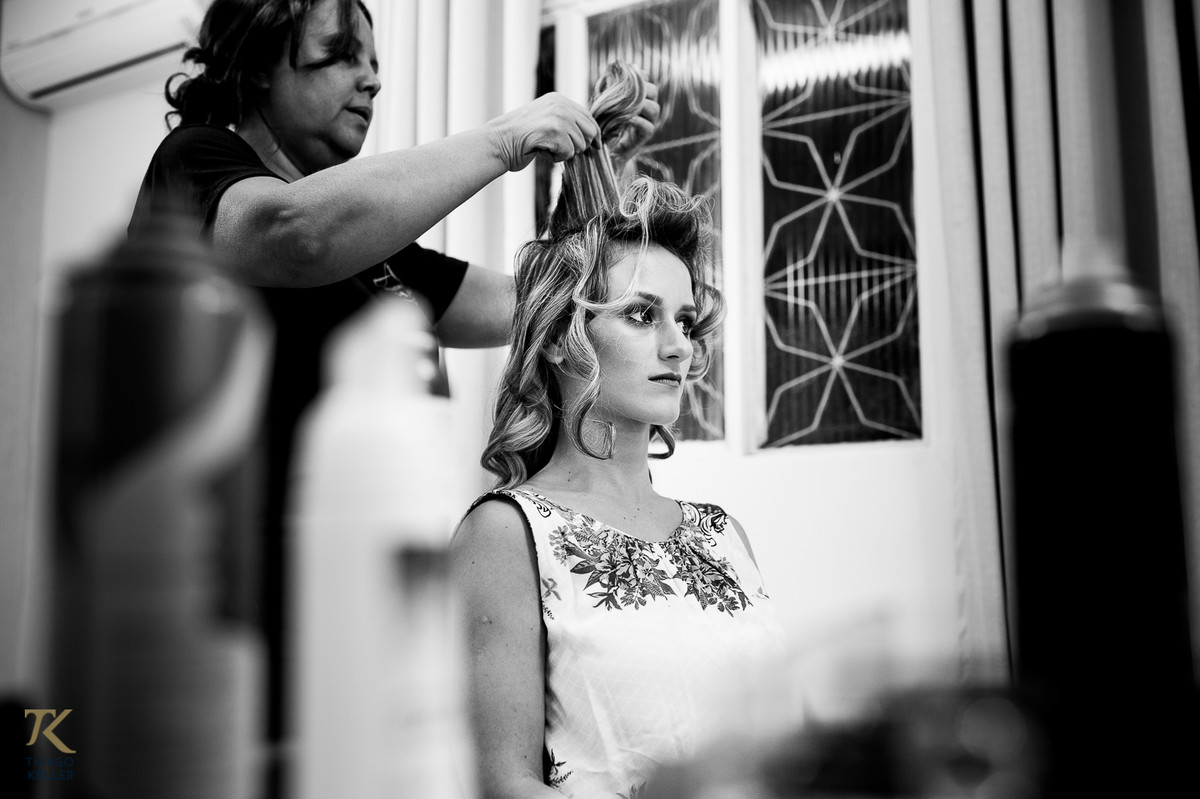 Fotografia de casamento de Ana Rita e Everton. Making off da noiva.