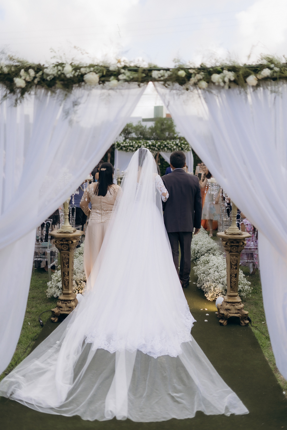 casamento de dia, lá tertulia, João Pessoa, entrada da noiva