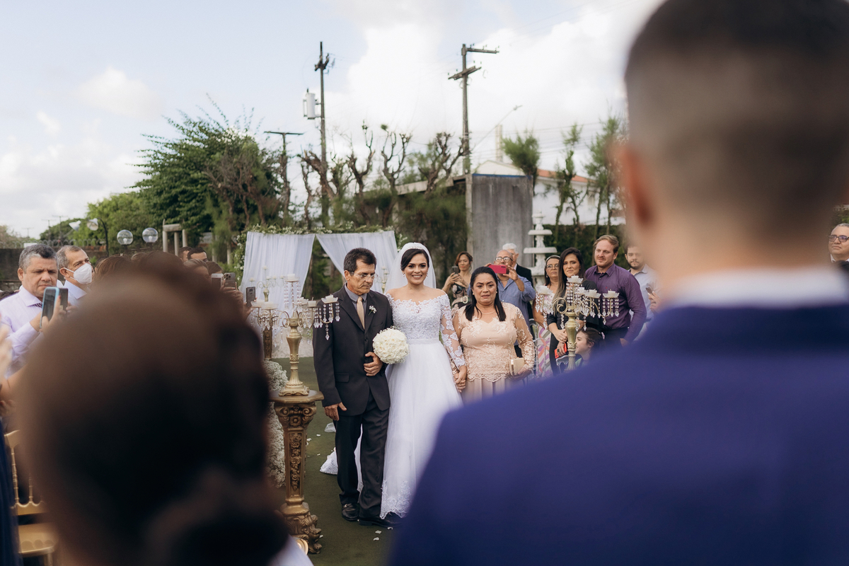 casamento de dia, lá tertulia, João Pessoa, entrada da noiva