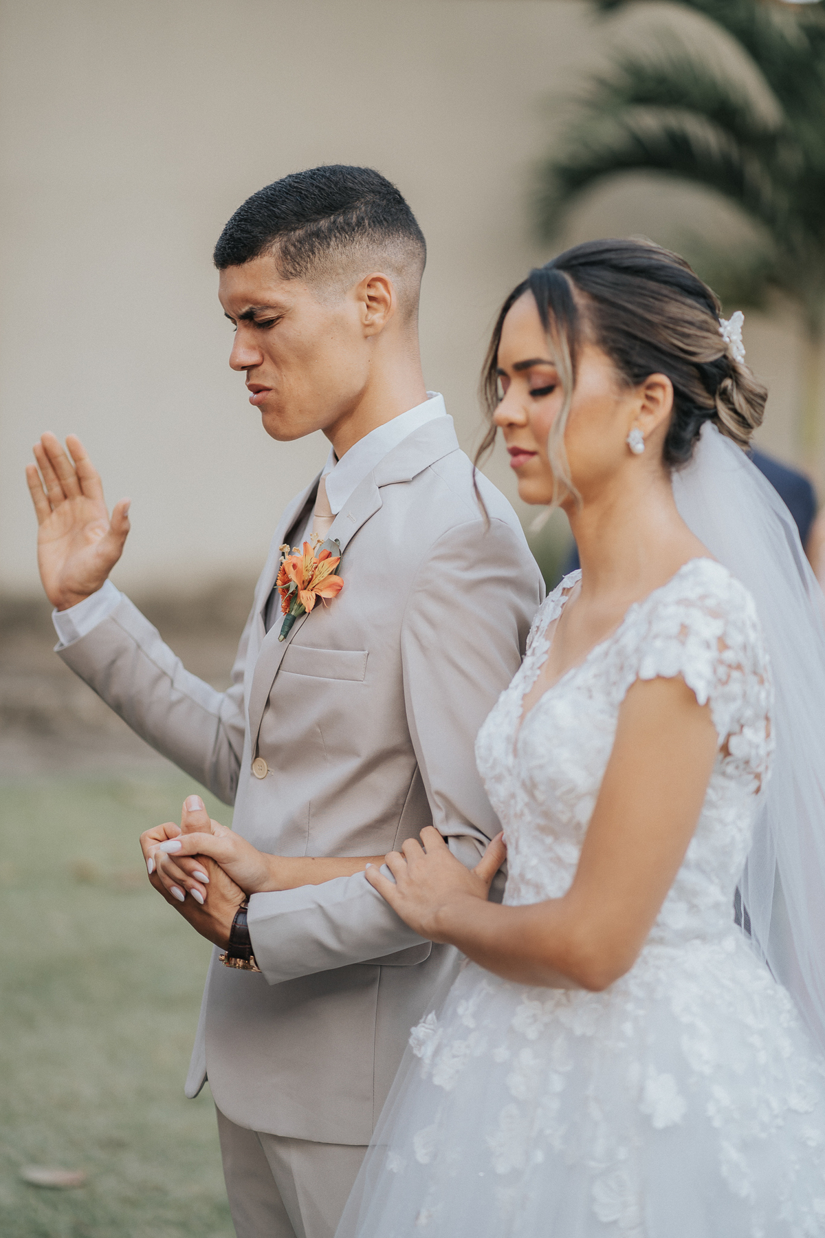 casamento de dia, porto castelo, Santa Rita,  momento de emoção no casamento, cerimonia de casamento de dia, 