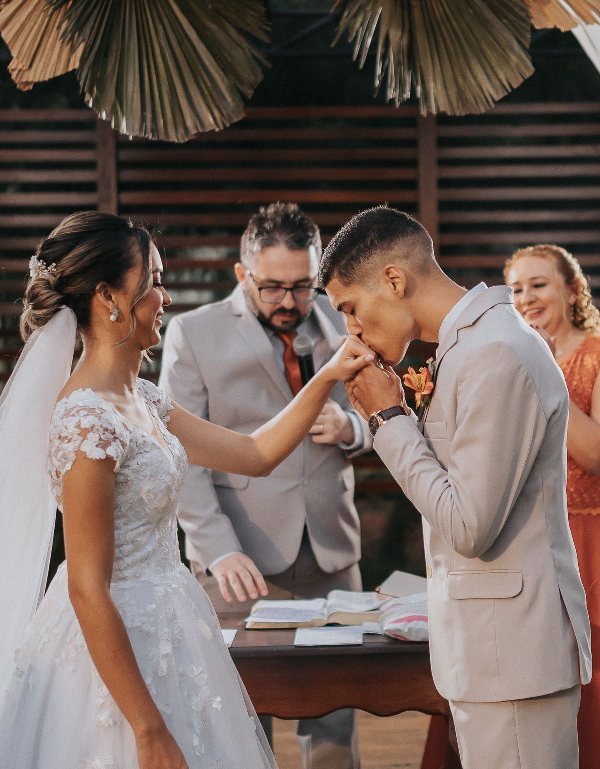 casamento de dia, porto castelo, Santa Rita,  momento de emoção no casamento, cerimonia de casamento de dia, 