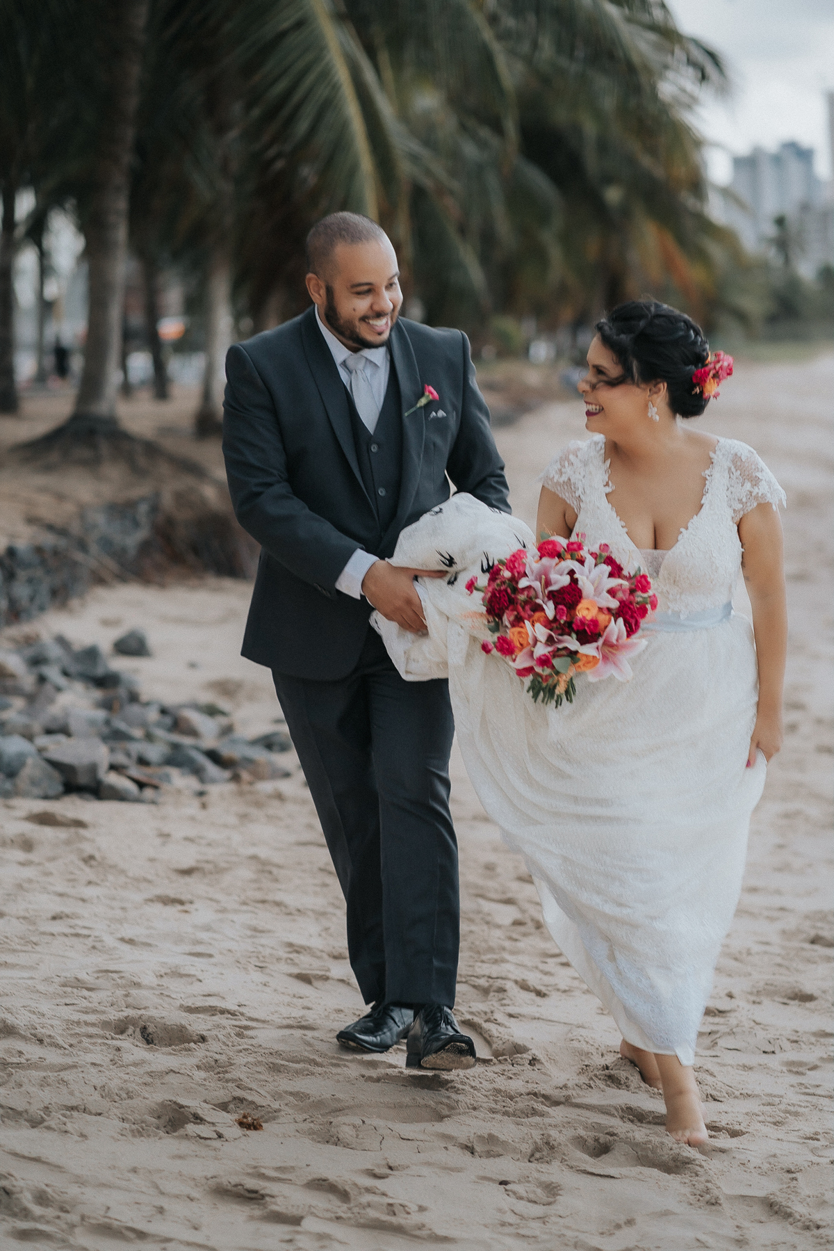 casamento de dia, praia de cabo branco, solar cabo branco, João Pessoa, casare cerimonial, michelle rosenstock, casamento emocionante, noivos emocionados, 