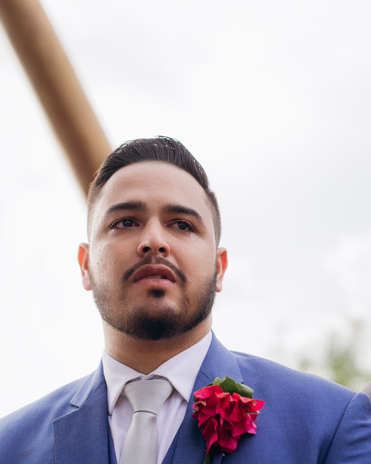 casamento, jardim riviera, noivo emocionado