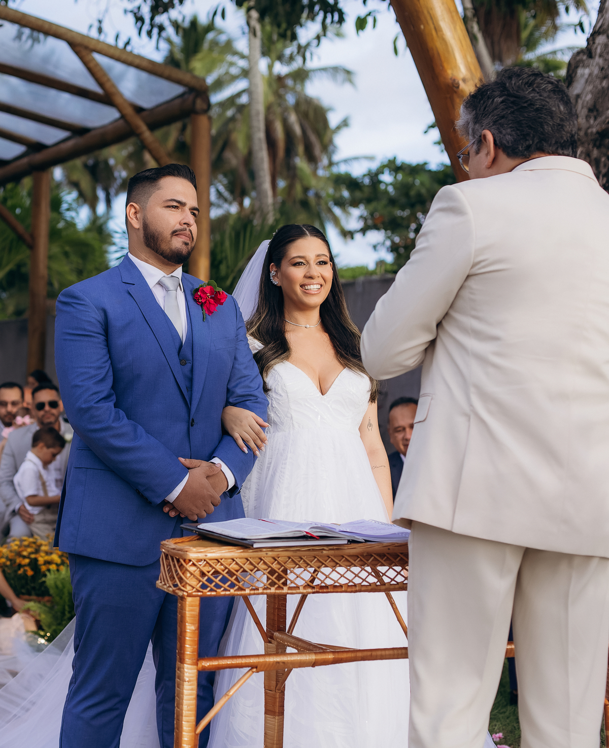 casamento, jardim riviera, noivos emocionados