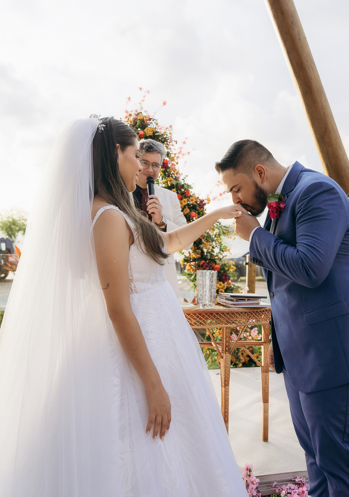 casamento, jardim riviera, noivos emocionados, votos dos noivos