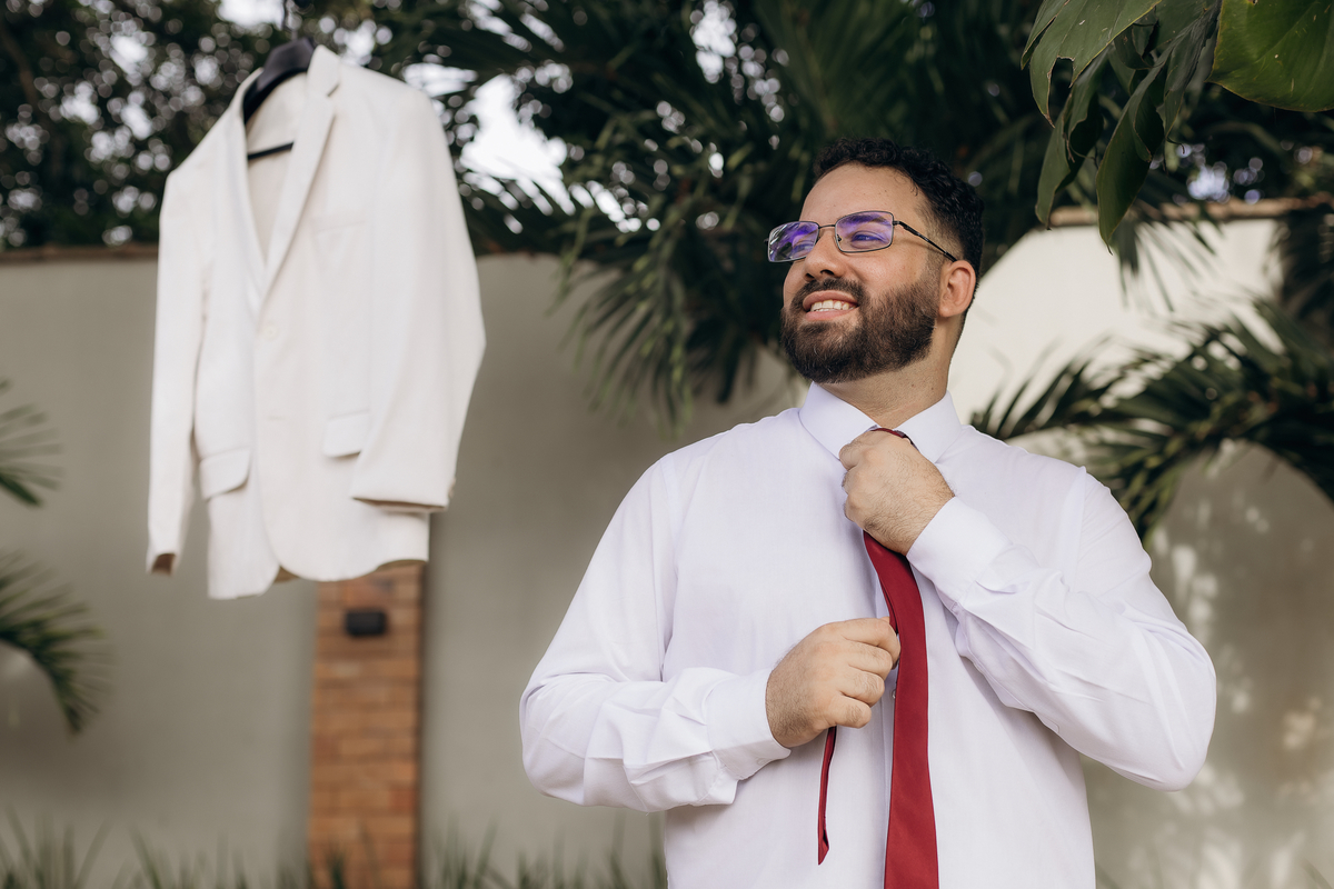 casamento de dia, porto castelo, Santa Rita, decoração de casamento, making of do noivo,
