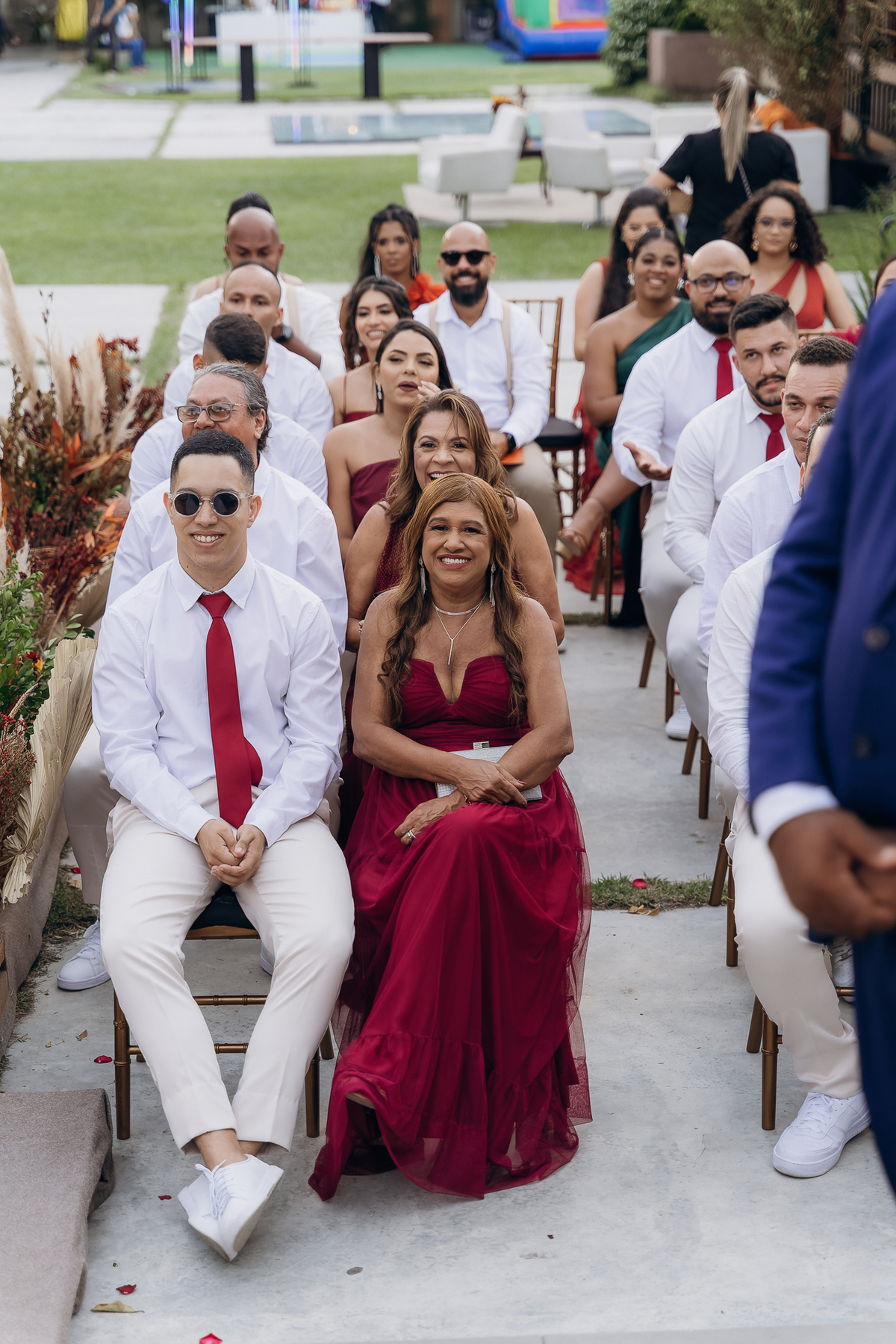 casamento de dia, porto castelo, Santa Rita,  momento de emoção no casamento, cerimonia de casamento de dia, noiva emocionada, 