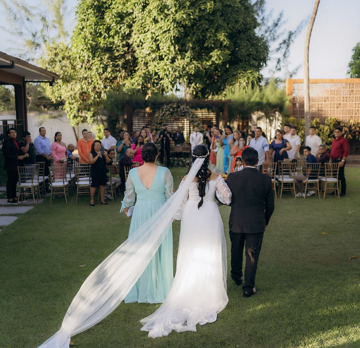 casamento de dia, porto castelo, Santa Rita,  entrada da noiva