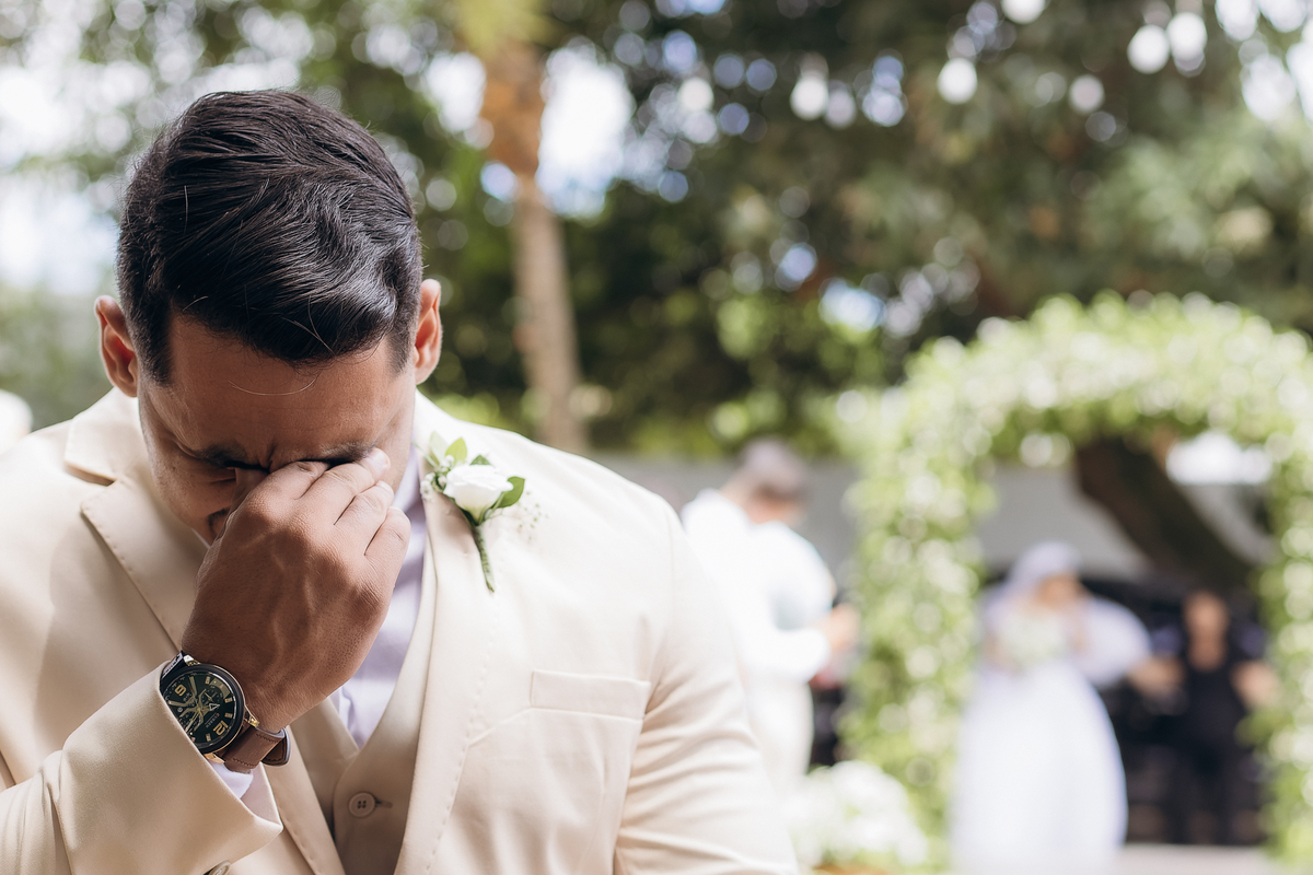 making of do noivo, fotos de noivo, kabuki belezaria, noivo emocionado