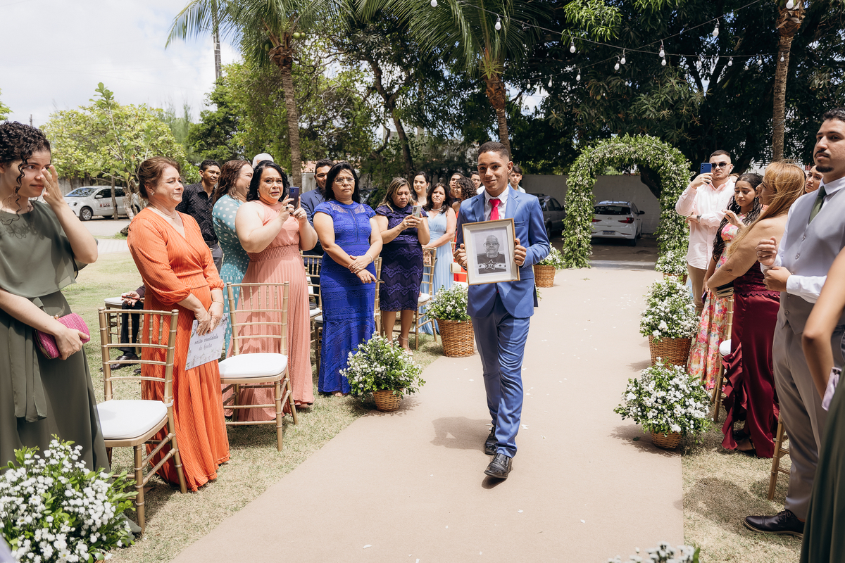 casamento de dia, chácara Lá vie, João Pessoa, Daniel Araujo fotografia, fotografo em João Pessoa, fotografo de casamento, casamento ao ar livre, noivos emocionados,