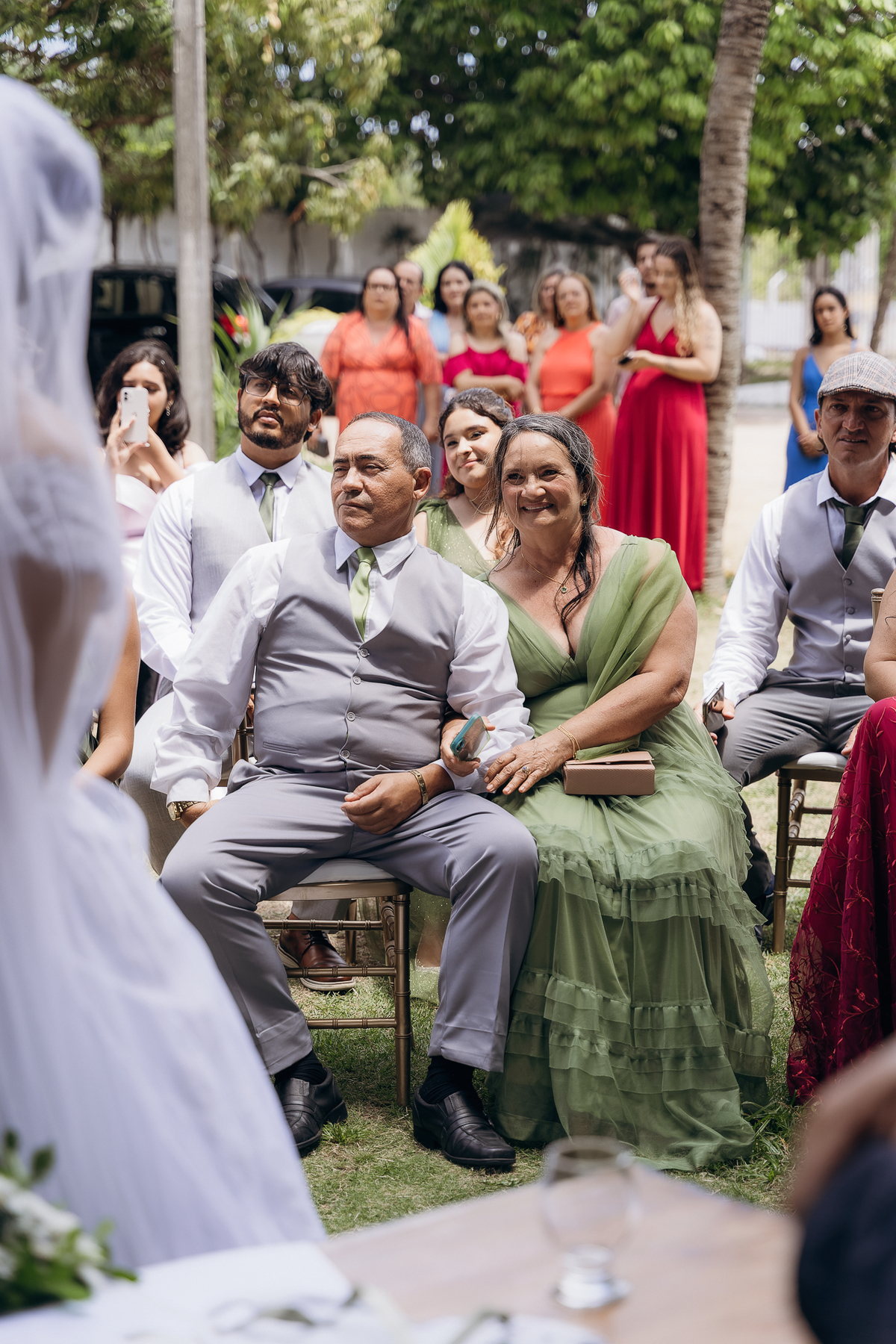 casamento de dia, chácara Lá vie, João Pessoa, Daniel Araujo fotografia, fotografo em João Pessoa, fotografo de casamento, casamento ao ar livre, noivos emocionados,