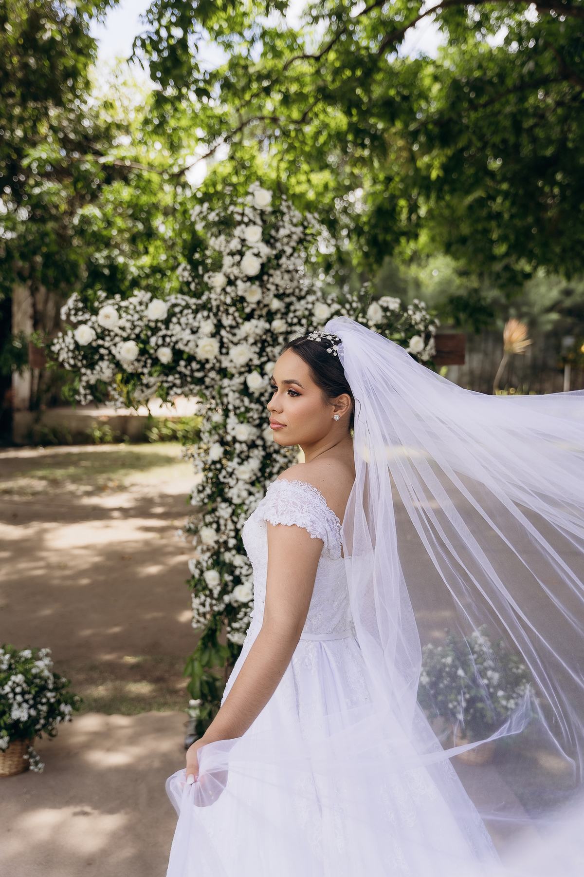 casamento de dia, chácara Lá vie, João Pessoa, Daniel Araujo fotografia, fotografo em João Pessoa, fotografo de casamento, casamento ao ar livre, noivos emocionados,
