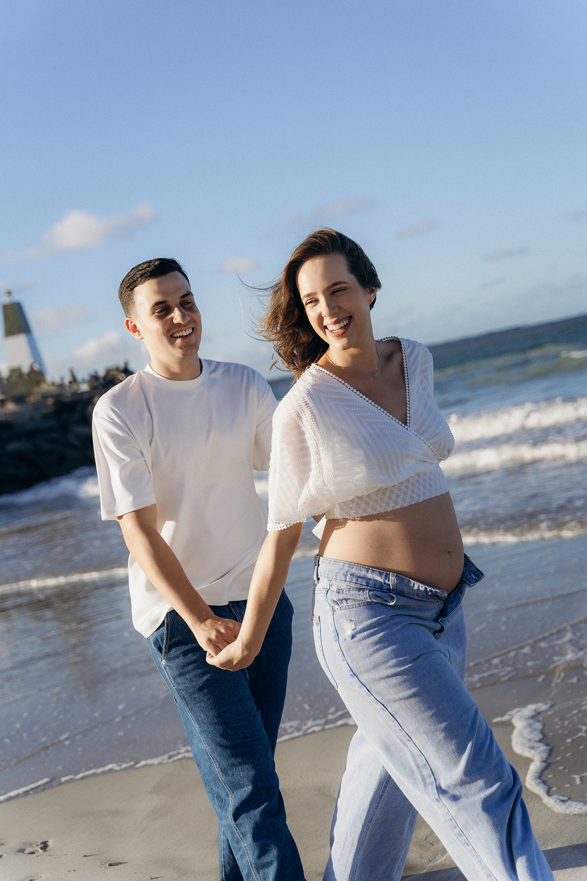Ensaio gestante, Dique de Cabedelo, por do sol, ensaio gestante na praia,
