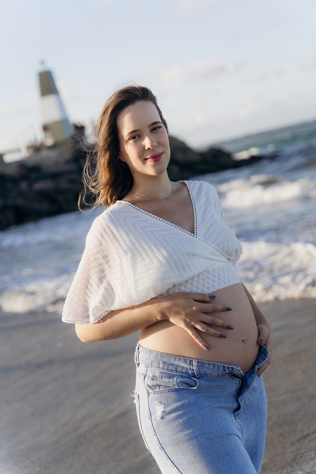 Ensaio gestante, Dique de Cabedelo, por do sol,