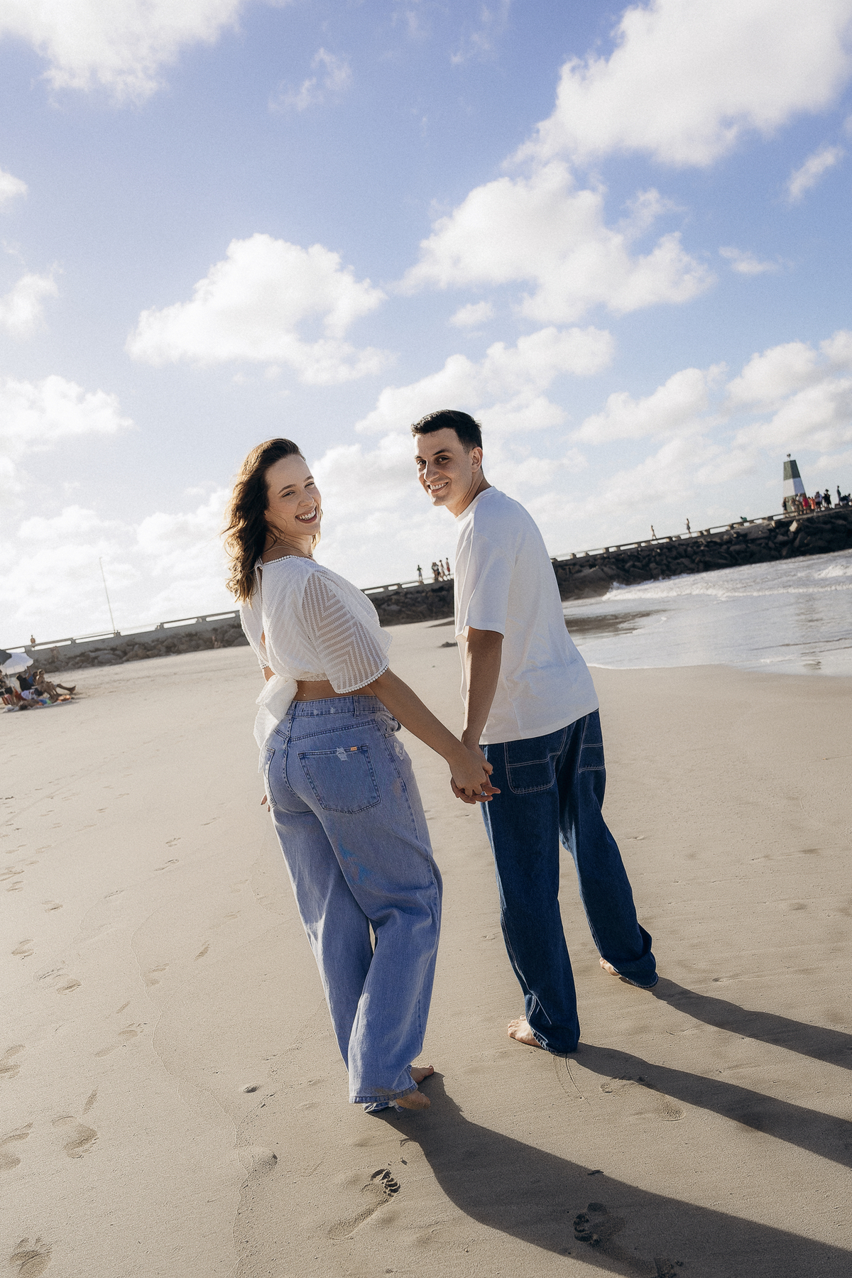 Ensaio gestante, Dique de Cabedelo, por do sol,