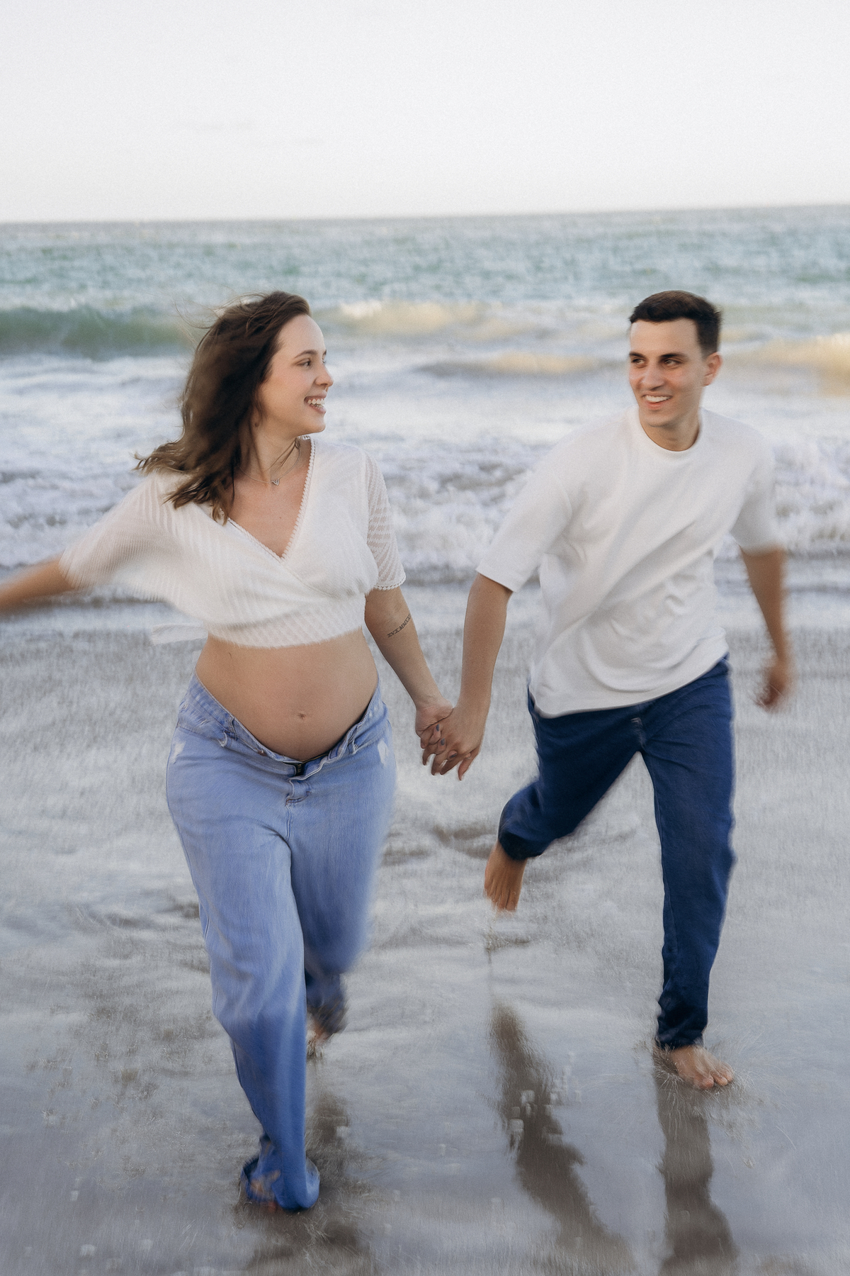 Ensaio gestante, Dique de Cabedelo, por do sol,