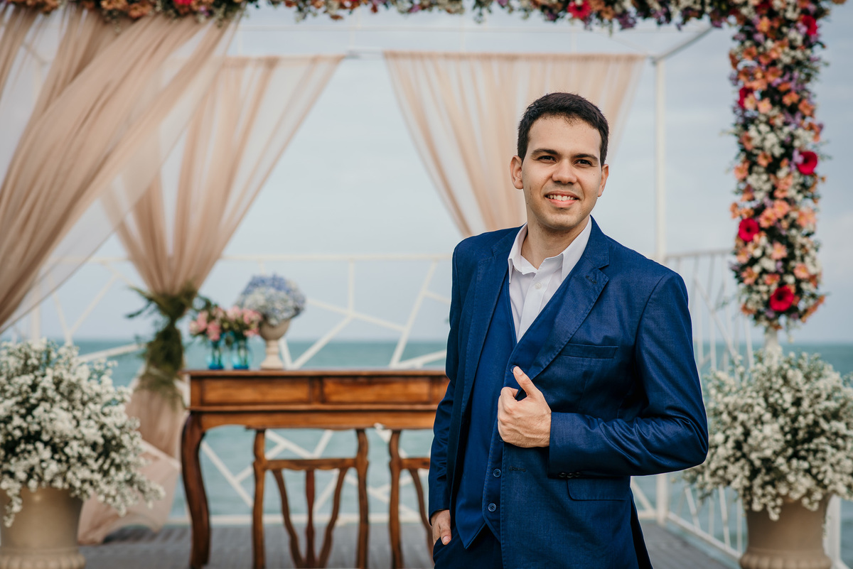 casamento, wedding, ilha de Itamaracá, pernambuco, recife, João Pessoa, forte Orange, fotos emocionantes de casamento, fotos de decoração de casamento na praia, cerimonia de casamento, Daniel Araujo Fotografia, casamento na praia, fotos do noivo, noivo