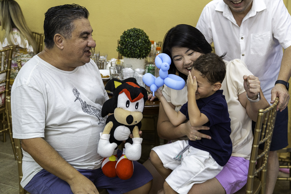 Studio i: registrando histórias de família em Taubaté.