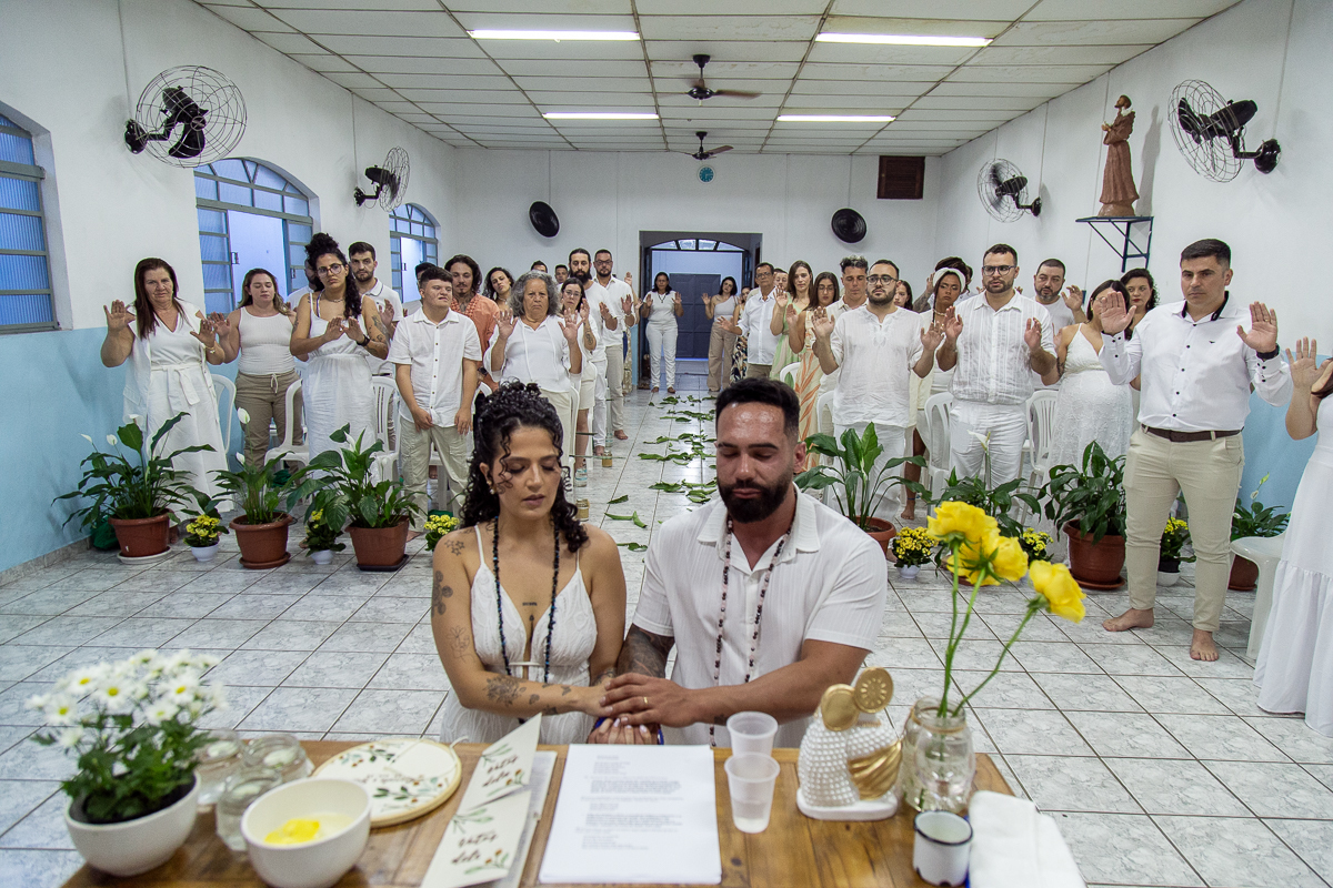 Detalhes da cerimônia de Umbanda na Casa de Oração Nossa Senhora da Guia em Taubaté. Fotografia: Studio i.