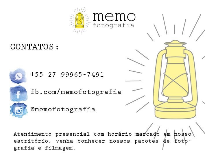 Contate Memo Fotografia, registrando histórias