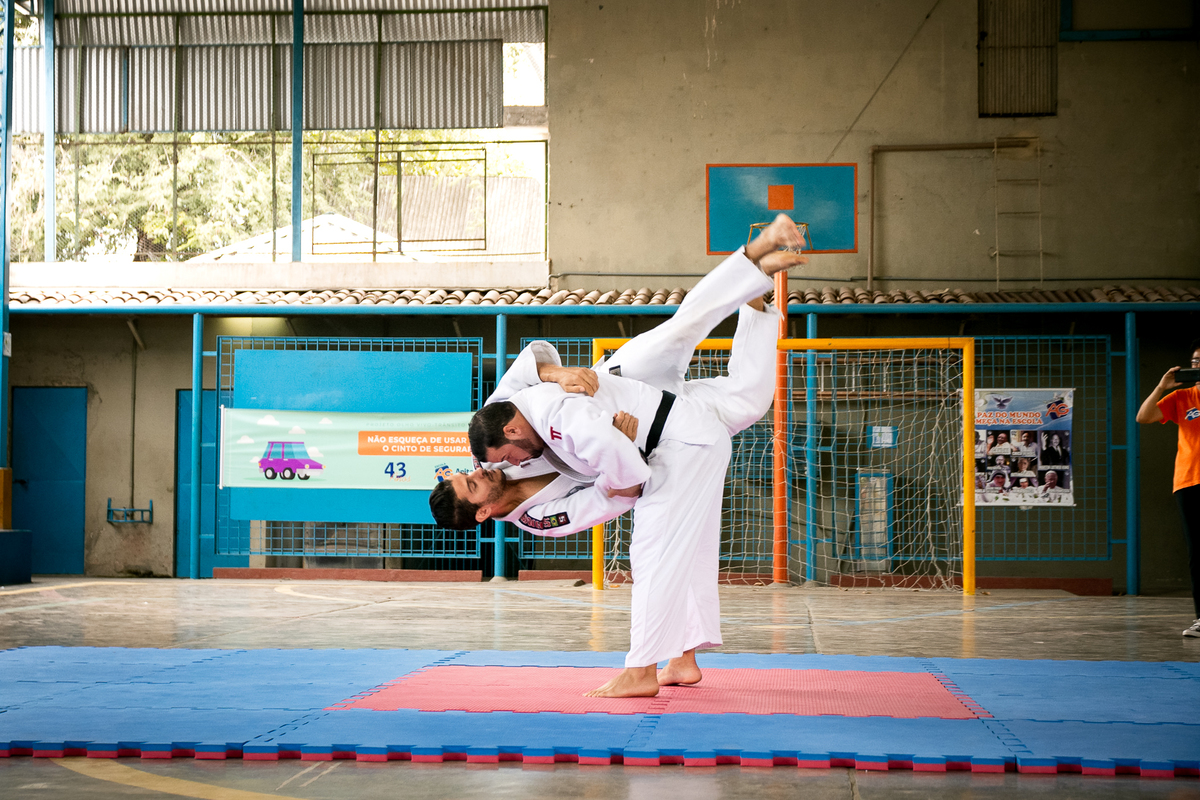 exibição de judô