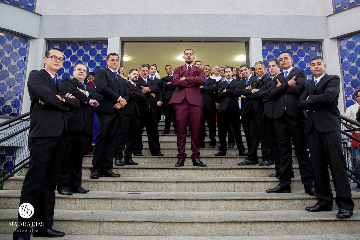 casamento Dhenyfer e Marcelo foto dos Padrinhos na igreja Sao Pedro apostolo Sumare - SP