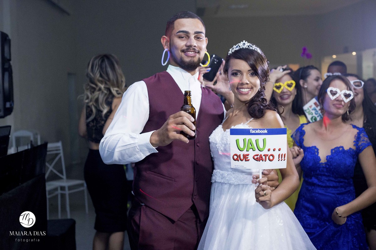 Foto balada de um casamento em Americana - SP no salão Sucesso Eventos