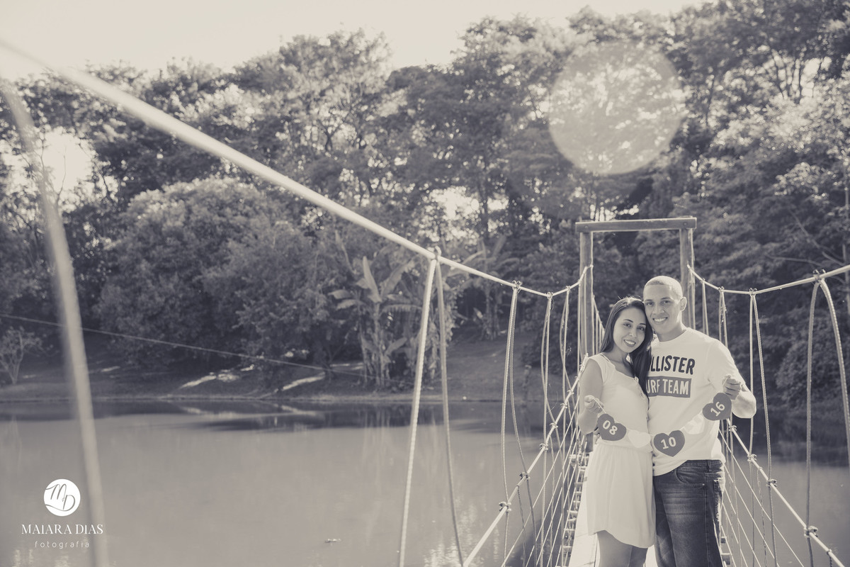 Ensaio fotografico casamento Pre Wedding Carla e Junior Brotas - SP Maiara Dias Fotografia