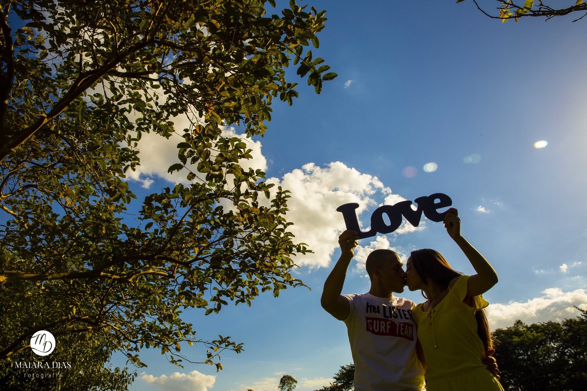 Ensaio fotografico casamento Pre Wedding Carla e Junior Brotas - SP Maiara Dias Fotografia