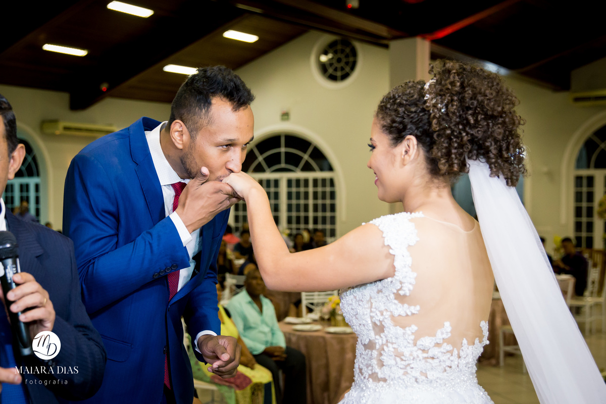 Casamento Aline e Isaque fotos cerimonia villa vito eventos Americana SP alianca Maiara Dias Fotografia