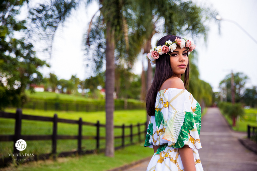 Ensaio Fotografico 15 anos Ana Beatriz no Haras Ponta das Canas em Limeira - SP Maiara Dias Fotografia