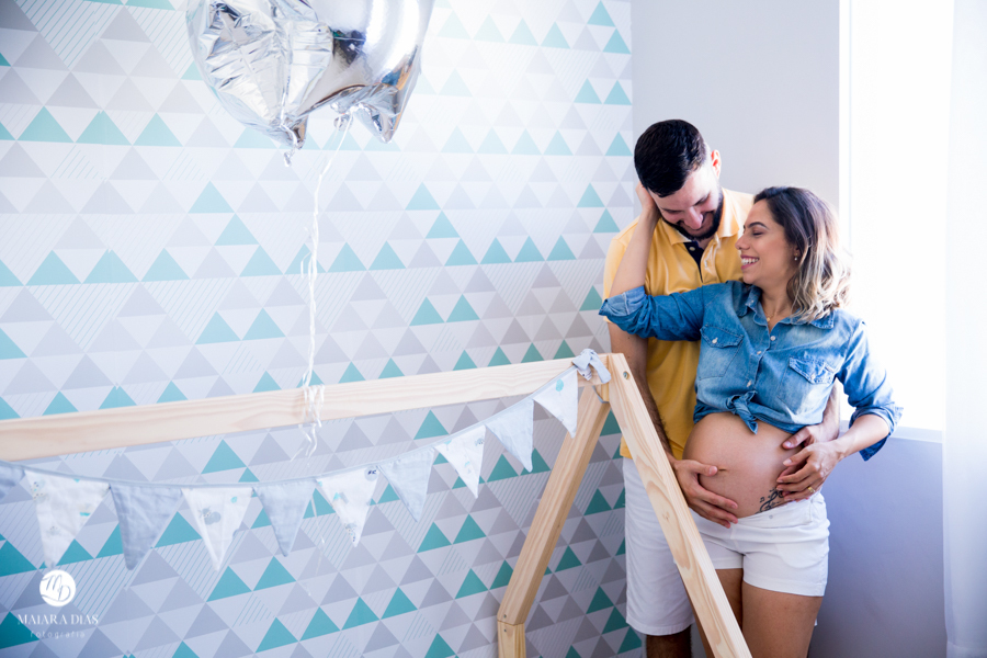 Ensaio Gestante Marie Life Style em casa no quarto do bebe Joaquim na cidade de Nova Odessa - SP Maiara Dias Fotografia