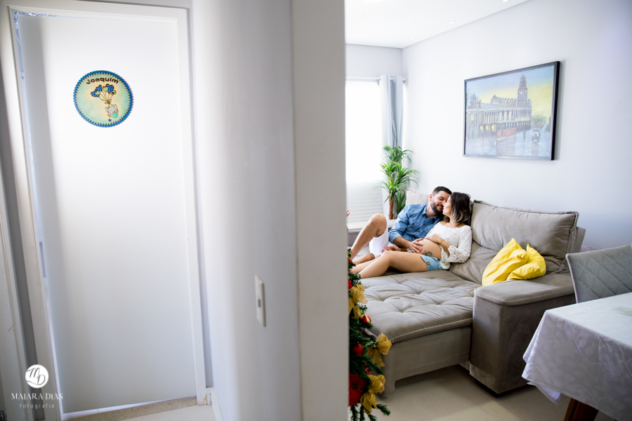 Ensaio Gestante Marie Life Style em casa no quarto do bebe Joaquim na cidade de Nova Odessa - SP Maiara Dias Fotografia