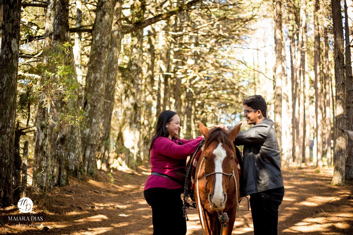 Pre Wedding Larissa e Duilio cavalo Campos do Jordão - SP