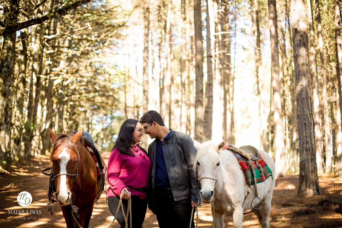 Pre Wedding Larissa e Duilio cavalo Campos do Jordão - SP